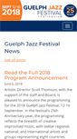Mobile Screenshot of guelphjazzfestival.com