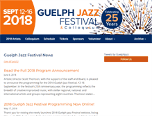 Tablet Screenshot of guelphjazzfestival.com